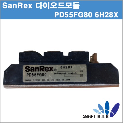 [SanRex] PD55FG80 6H28X   55A 800V 다이오드모듈  고출력 전원공급장치 모듈 사이리스터 모듈